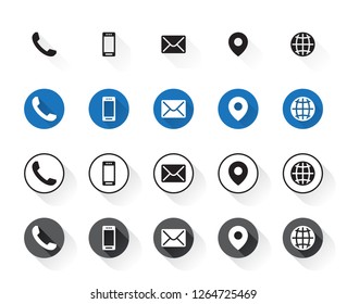 4 Different Contact Icons