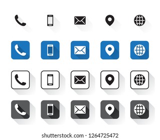 4 Different Contact Icons