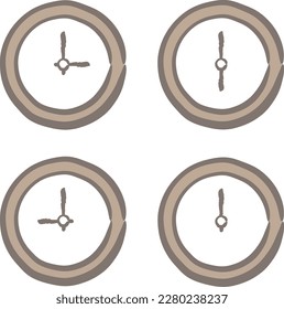 4 different types of wall clocks