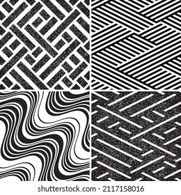 4 different vector patterns in the same package(eps). One pattern is paid and 3 are free (white dividing lines)