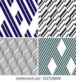 4 different vector patterns in the same package(eps). One pattern is paid and 3 are free (white dividing lines)