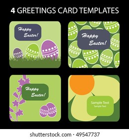 4 Easter Greeting Cards