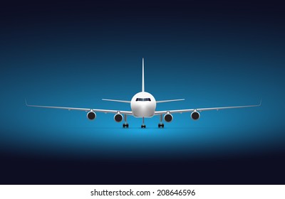 4 engines airplane