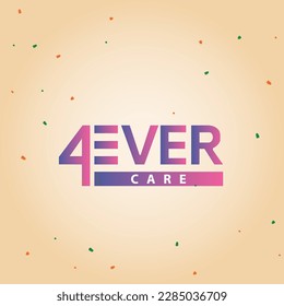 4 EverCare Logo on Gradient Background