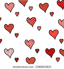 4 february 2025, Illustration vector design of so cute love Template pattern - illustrvector design by nurdal_