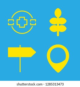 4 frame icons with placeholder and grain in this set