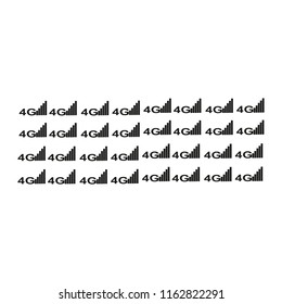4 G icon sign