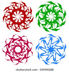 4 geometric circular element