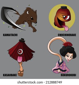 4 Graphic Vector Of Mythical Creatures Set 26 