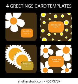 4 Greeting Cards
