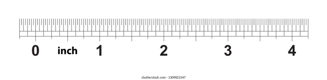 4 inch ruler