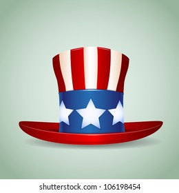 4 of July celebration hat icon.