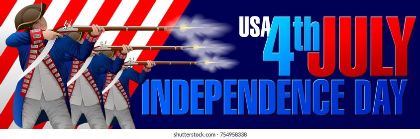 4 july independence day of USA wide background