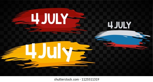 4 july label name for event 