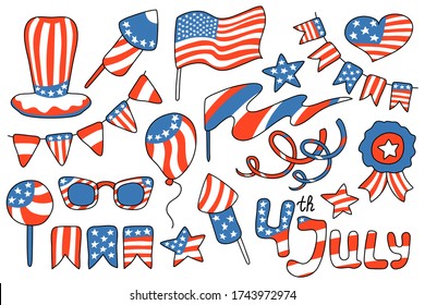 Download 4th July Stickers Images Stock Photos Vectors Shutterstock