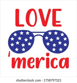 4 of July Vector. American patriotic design
