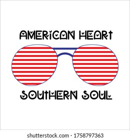 4 of July Vector. American patriotic design