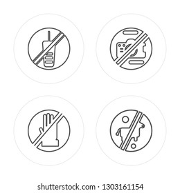 4 line Hydrant, Video camera, Gambling, Weapon modern icons on round shapes, Hydrant, Video camera, Gambling, Weapon vector illustration, trendy linear icon set.