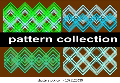 
4 modern seamleas patterns, for simple designs.
