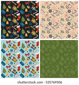 4 multi-colored background with a Christmas Party Supplies
