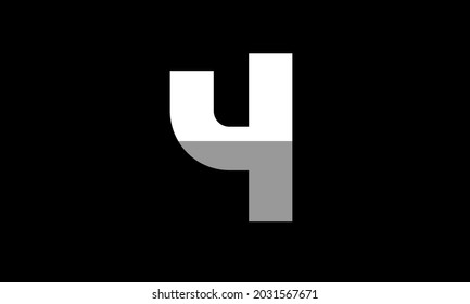 Logotipo elegante Silver Premium de 4 números