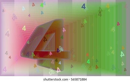 4 Number elements design