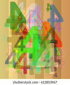 4 Number elements design