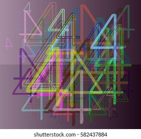 4 Number idea art