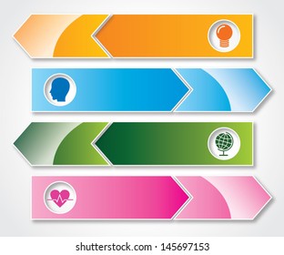 4 option banners