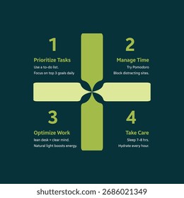 4 Option Simple Infographic Design
