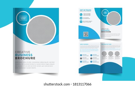 
4 Pages Business Bi Fold Brochure Template