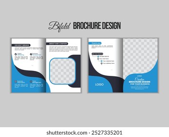 4 pages company profile brochure template. Modern corporate brochure template.
