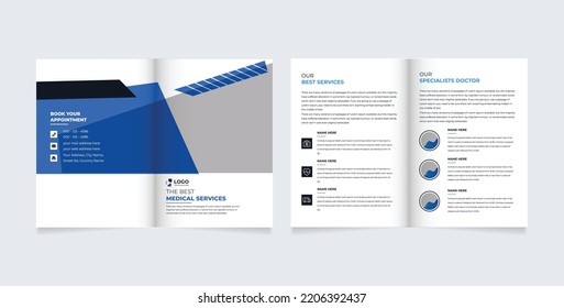 4 Pages Landscape Company Profile Brochure Design Or Multipage Brochure 
