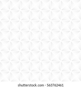 4 parts of triangle in square seamless pattern in optical white color. geometric shapes grid background. Vector illustration