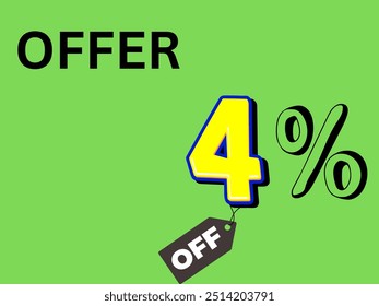 4 percent off offer 2025