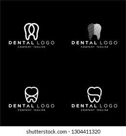 4 Premade Dental Logos 