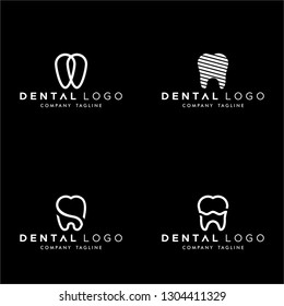 4 Premade Dental Logos 