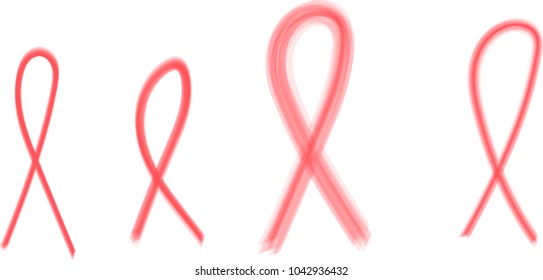 4 red ribbon (aids)