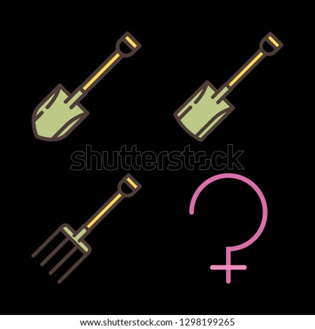 4 removal icons with ceres and rake in this set