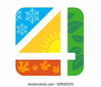 33 Four Seasons Logo - Icon Logo Design