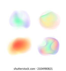4 Soft Patel Vector Gradient Shapes
