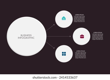 4 Stage Business timeline infographic vector