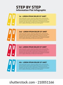 4 Step Book Infographic