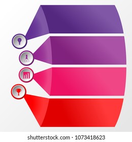 4 step infographic