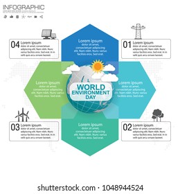 4 step of timeline infographics design template with options, process diagram, vector eps10 illustration