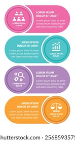 4 steps infographic template with 4 options. Flowchart that can be used for business report, data visualization and presentation. Timeline infographic elements vector illustration.
