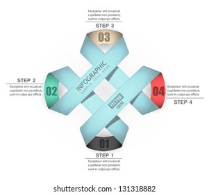 4 steps to view your data / infographics