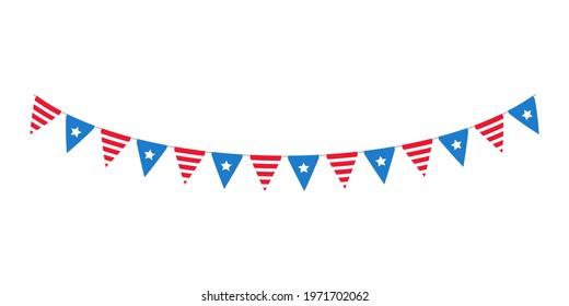 The 4 th of july. American flag. For celebrating America's Independence Day