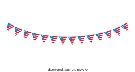 The 4 th of july. American flag. For celebrating America's Independence Day