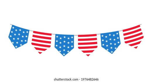 The 4 th of july. American flag. For celebrating America's Independence Day